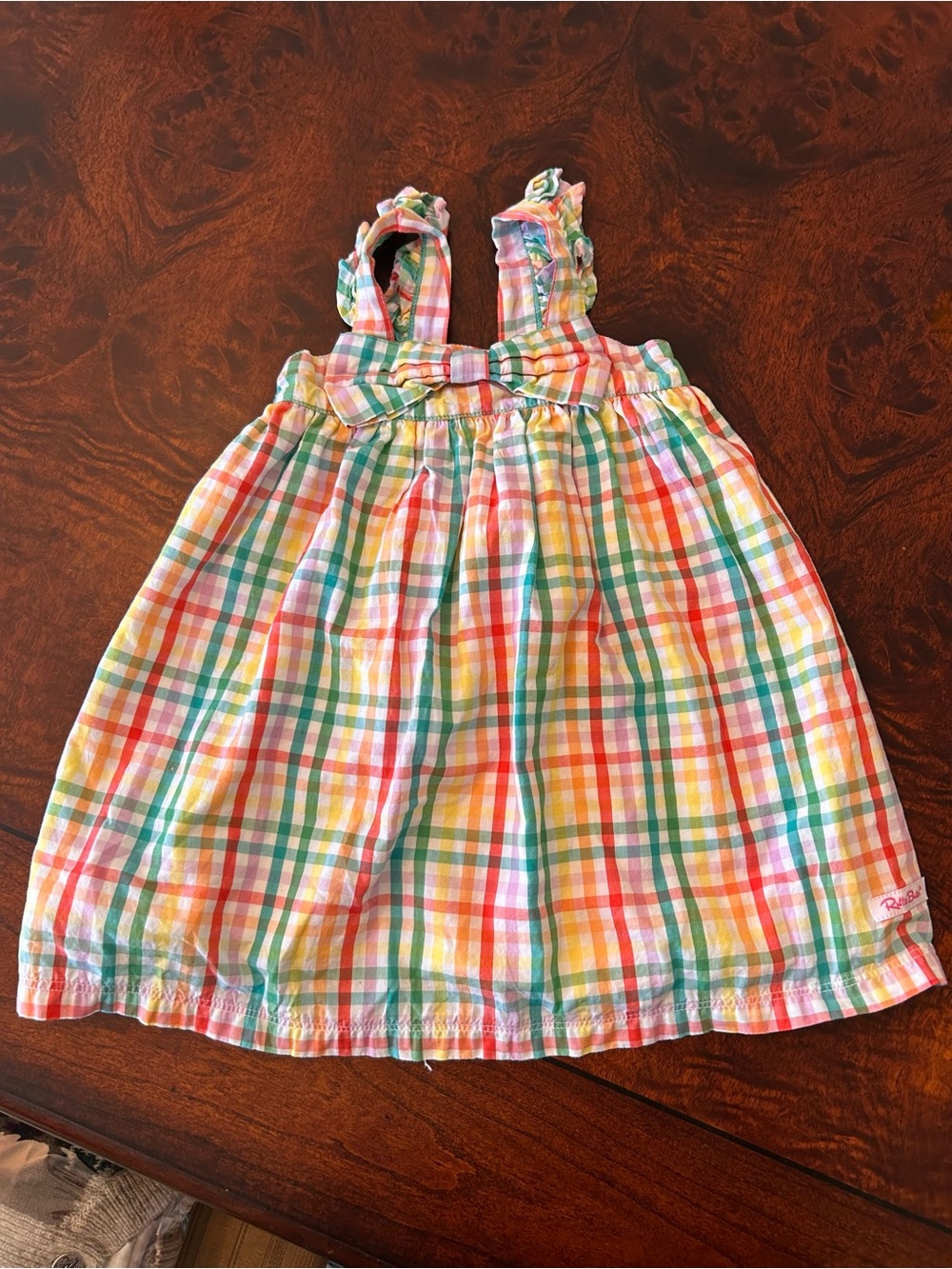 Ruffle‎ Butts 2T Multicolored Plaid Summer Dress